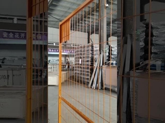 An toàn PVC xanh Lửa hàng tạm thời ngoài trời Lửa hàng an ninh nhựa