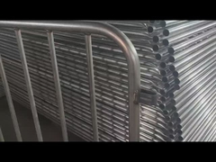 1x2M thép mạ thép ngăn chặn đám đông Tiêu chuẩn châu Âu