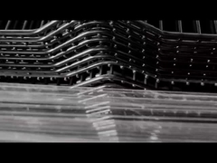 Bảo vệ đường cong galvanized tốc độ cao 358 hàng rào PVC chống leo hàng rào với gai