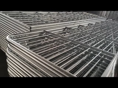 An toàn đường bộ galvanized kim loại người đi bộ kiểm soát đám đông rào chắn tạm thời 1.1M