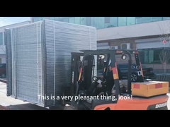 6x10ft có thể tháo rời bạc màu trắng chuỗi liên kết tạm thời hàng rào