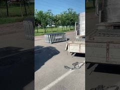 Rào chắn kiểm soát đám đông tạm thời bằng thép không gỉ 304 kích thước 1.2*2M