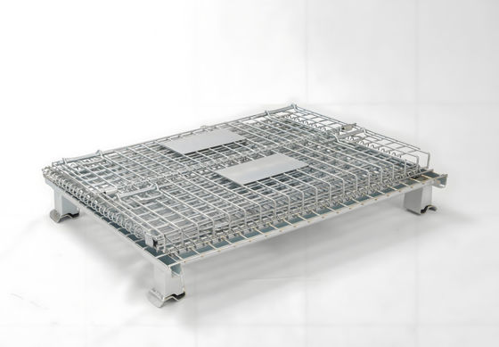 High Capacity Galvanized Foldiding Storage Wire Mesh Cages