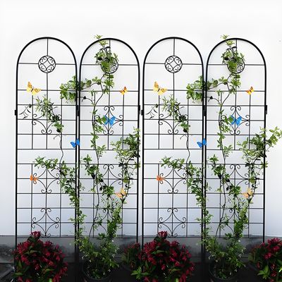 Không thấm nước Đen trang trí kim loại vườn hàng rào bảng đặt cho giường hoa 32 inch