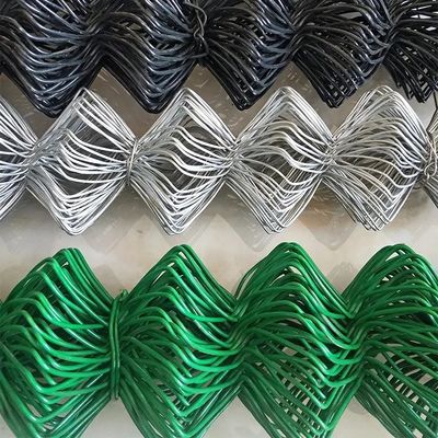 2.0M Height Corrosion Resistant Hot Dipped Galvanized Diamond Chain Link Fence for Security and Industrial Use