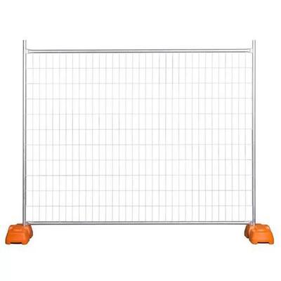 Galvanized 2.1m x 2.4m dễ dàng lắp ráp tạm thời hàng rào hàn dây kim loại hàng rào bảng