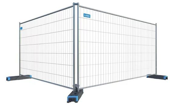 AS 4687 Bảng điều khiển hàng rào tạm thời được xếp hạng gió loại C với nước dằn cho các công trường xây dựng