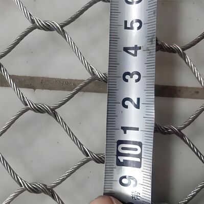Lưới dây thép không gỉ 304 với kiểu dệt 7x19 cho hàng rào bảo vệ bền và chống gỉ