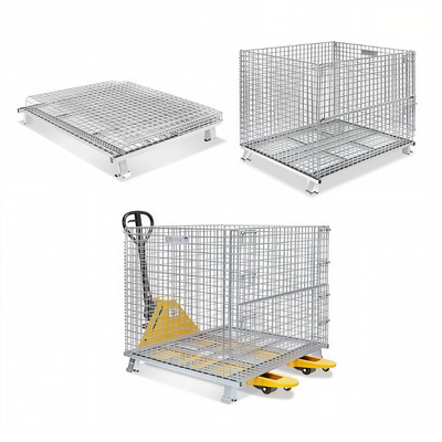 Lồng lưu trữ lưới thép chống gỉ mạ kẽm nhúng nóng 316 1200x800x1000mm